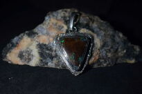 Wisiorek Opal Australia Boulder Srebro 925 - 8