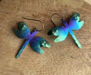 Letnia Ważka - kolczyki z tytanu - 3