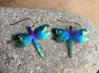 Letnia Ważka - kolczyki z tytanu - 5