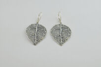 Kolczyki Liście Srebro 925 - 6