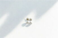 Kolczyki Labradoryt Sztyft Srebro 925 - 11