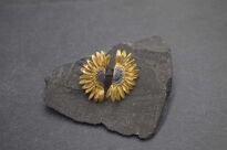 Kolczyki Słonecznik Kwiaty Słonecznika Kolczyki Sztyft Srebro 925 - 7