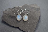 Kolczyki z Kamieniem Księżycowym Wiszące Srebro 925 - 3