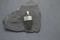 Mołdawit, Wełdawit wisiorek srebrny z naturalny kryształ srebro 925 - 9