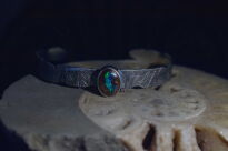 Bransoleta Opal Australijski Boulder Srebro 925 Rękodzieło - 2