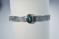 Bransoleta Opal Australijski Boulder Srebro 925 Rękodzieło - 4
