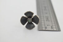 Pierścień Kwiat Opal r.16 Srebro 925 - 12