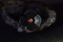 Pierścień Kwiat Opal r.16 Srebro 925 - 8