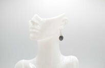 Kolczyki Wiszące Niebieski Labradoryt Srebro 925 - 10