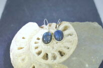 Kolczyki Wiszące Niebieski Labradoryt Srebro 925 - 6