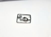 Broszka Domek na Wsi Srebro 925 - 2