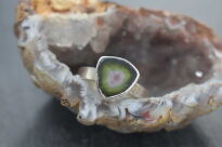 Pierścionek Turmalin Arbuzowy r.15 Srebro 925 - 13