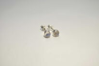 Kolczyki Kamień Księżycowy Sztyft, Srebro 925 - 4