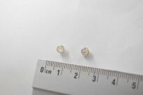 Kolczyki Kamień Księżycowy Sztyft, Srebro 925 - 11