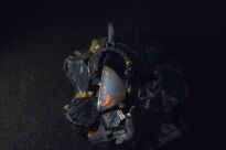 Wisiorek Opal Etiopia i Granat Srebro 925 i Mała Złota Kuleczka - 8