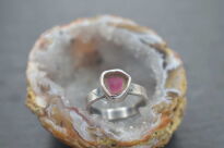 Pierścionek Turmalin Arbuzowy r.16 Srebro 925 - 7