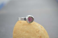 Pierścionek Turmalin Arbuzowy r.16 Srebro 925 - 5