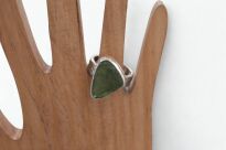 Pierścionek Mołdawit Wełtawit r.16 Srebro 925 Rękodzieło - 12