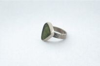 Pierścionek Mołdawit Wełtawit r.16 Srebro 925 Rękodzieło - 7