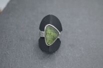 Pierścionek Mołdawit Wełtawit r.16 Srebro 925 Rękodzieło - 9