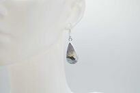 Kolczyki z Agatem dendrytowym Srebro 925 Agat Drzewiasty rękodzieło - 10