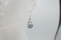 Kolczyki z Agatem dendrytowym Srebro 925 Agat Drzewiasty - 3