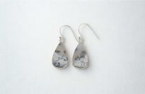 Kolczyki z Agatem dendrytowym Srebro 925 Agat Drzewiasty - 2