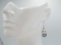 Kolczyki z Agatem dendrytowym Srebro 925 Agat Drzewiasty - 5